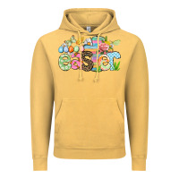 Vintage Mustard Happy Easter Easter Day Vintage Hoodie - CowGirlArtShop