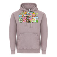 Vintage Zinc Happy Easter Easter Day Vintage Hoodie - CowGirlArtShop
