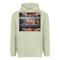 Matcha papa metal and american flag tumbler Heavyweight Hoodie - BarkalooDesign