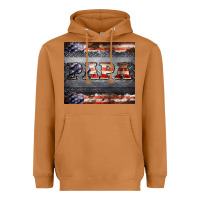 Meerkat papa metal and american flag tumbler Heavyweight Hoodie - BarkalooDesign