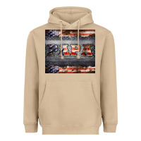 Mushroom papa metal and american flag tumbler Heavyweight Hoodie - BarkalooDesign