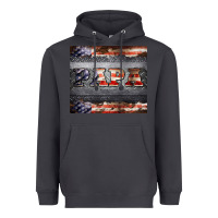 Smoke papa metal and american flag tumbler Heavyweight Hoodie - BarkalooDesign