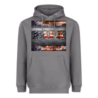Storm papa metal and american flag tumbler Heavyweight Hoodie - BarkalooDesign