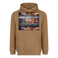 Toasted Coconut papa metal and american flag tumbler Heavyweight Hoodie - BarkalooDesign