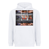 White papa metal and american flag tumbler Heavyweight Hoodie - BarkalooDesign