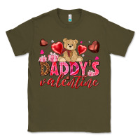 Army Green Daddy's Valentine Classic Tee - HowdyJamesFarm