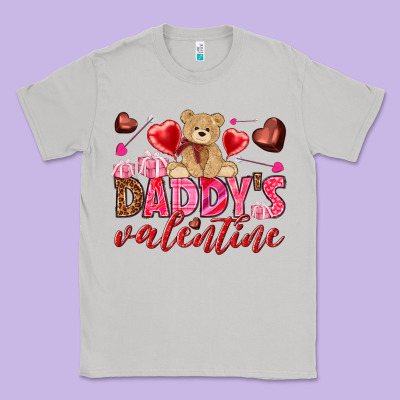 Daddy's Valentine Classic Tee Designed By Howdyjamesfarm