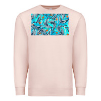 Pale Pink humpback whale cup Premium Sweatshirt - BarkalooDesign