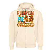 Sandshell Pumpkin pie obsessed Zipper Hoodie - Artiststas