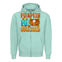 Seafoam Pumpkin pie obsessed Zipper Hoodie - Artiststas