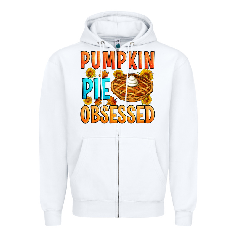 Pumpkin Pie Obsessed Zipper Hoodie by Artiststas | Teevron