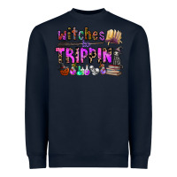 Navy witches be trippin Heavyweight Sweatshirt - CowhideDigitalArt