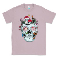 Lilac halloween skull collector mushrooms flowers and butterflies sweatshirt Classic Tee - trangStudio
