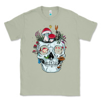 Matcha halloween skull collector mushrooms flowers and butterflies sweatshirt Classic Tee - trangStudio