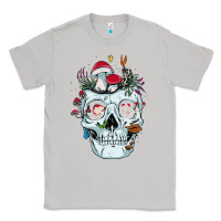 Moon Dust halloween skull collector mushrooms flowers and butterflies sweatshirt Classic Tee - trangStudio