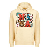 Pina Colada Baseball nana leopard frame Premium Hoodie - LillyAllenDesigns