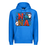 True Royal Baseball nana leopard frame Premium Hoodie - LillyAllenDesigns