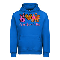 Cobalt peace love cookies Urban Hoodie - AdoDesignShop