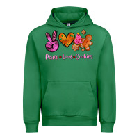 Emerald peace love cookies Urban Hoodie - AdoDesignShop