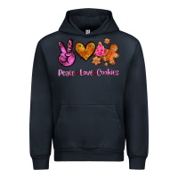 Navy peace love cookies Urban Hoodie - AdoDesignShop
