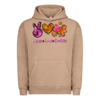 Pigment Burro peace love cookies Urban Hoodie - AdoDesignShop