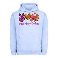 Pigment Grape Ice peace love cookies Urban Hoodie - AdoDesignShop