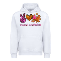 White peace love cookies Urban Hoodie - AdoDesignShop