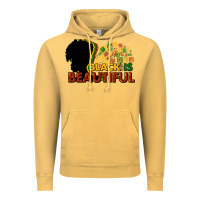 Vintage Mustard Black is beautiful Vintage Hoodie - HowdyJamesFarm
