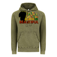 Vintage Olive Black is beautiful Vintage Hoodie - HowdyJamesFarm