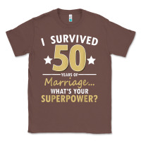 Chestnut 50 years of marriage superpower 50th wedding anniversary Classic Tee - trangStudio