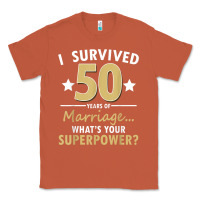 Copper 50 years of marriage superpower 50th wedding anniversary Classic Tee - trangStudio