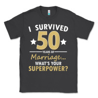 Smoke 50 years of marriage superpower 50th wedding anniversary Classic Tee - trangStudio