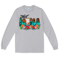 Inked Mama Flowers Cow Long Sleeve Tee | Teevron