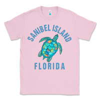 Bubblegum Pink sanibel island beach design  sea turtle illustration gift pullover hoo Classic Tee - trangStudio