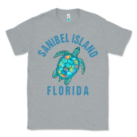 Heather Grey sanibel island beach design  sea turtle illustration gift pullover hoo Classic Tee - trangStudio