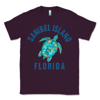 Plum sanibel island beach design  sea turtle illustration gift pullover hoo Classic Tee - trangStudio