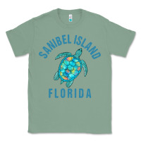 Sage sanibel island beach design  sea turtle illustration gift pullover hoo Classic Tee - trangStudio