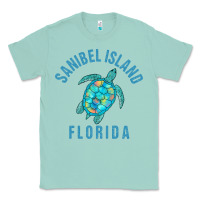 Seafoam sanibel island beach design  sea turtle illustration gift pullover hoo Classic Tee - trangStudio