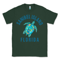 Sports Green sanibel island beach design  sea turtle illustration gift pullover hoo Classic Tee - trangStudio