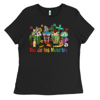 Black Mexican Dia De Los Muertos Coffee Cups Ladies Tee - texasbilliewilder