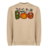 Mushroom boo halloween Heavyweight Sweatshirt - CowhideDigitalArt