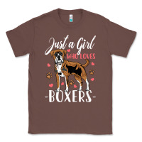 Chestnut Kids Boxer Dog Just A Girl Who Loves Boxers Gift Classic Tee - trangStudio