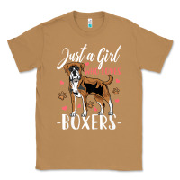 Toasted Coconut Kids Boxer Dog Just A Girl Who Loves Boxers Gift Classic Tee - trangStudio