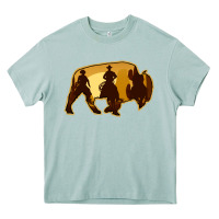 Arona Bison Silhouette Cowboy Heavy Core Tee - Bettercallsaul