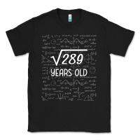 Black 17 year old gift boys girls funny 17th birthday gifts math Classic Tee - trangStudio