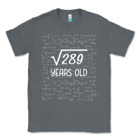 Charcoal Heather 17 year old gift boys girls funny 17th birthday gifts math Classic Tee - trangStudio