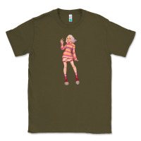Army Green colorful girl Classic Tee - TumblerDesignByShophia