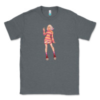 Charcoal Heather colorful girl Classic Tee - TumblerDesignByShophia