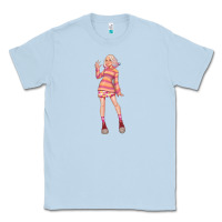 Dusty Blue colorful girl Classic Tee - TumblerDesignByShophia