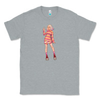 Heather Grey colorful girl Classic Tee - TumblerDesignByShophia